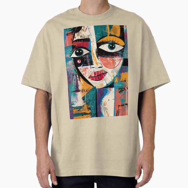 Item preview, Reimagined Realities- Bold Lines and Vivid Colors in Cubist-inspired Abstraction designed and sold by OlfactoART Studio.