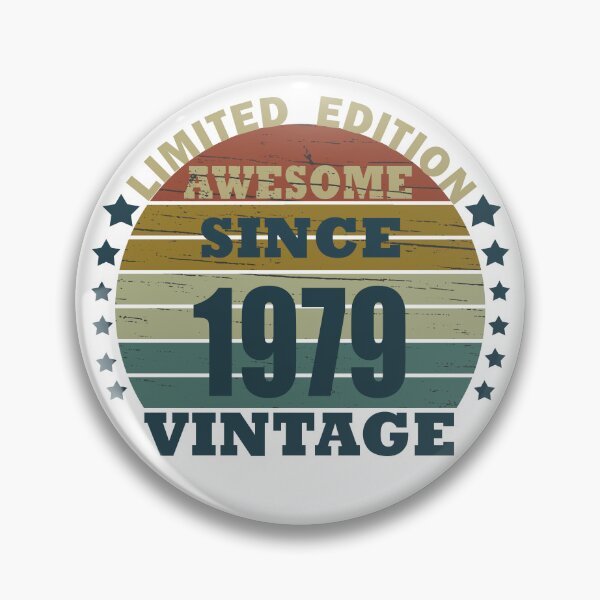 Item preview, Born in 1979 vintage retro classic birthday designed and sold by Alexaltay.