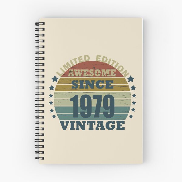 Item preview, Born in 1979 vintage retro classic birthday designed and sold by Alexaltay.