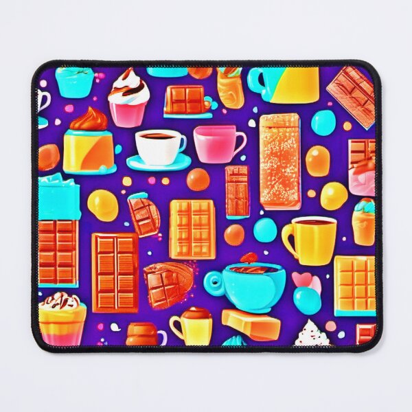 Item preview, Colorful Coffee & Chocolate designed and sold by Health And Fitness Posts e-Store.
