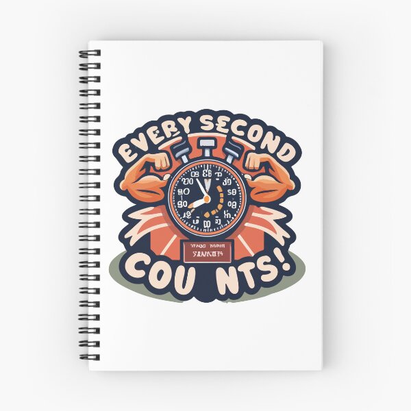 Item preview, Muscular Stopwatch - Every Second Counts Fitness Motivation designed and sold by NiftyWrx.