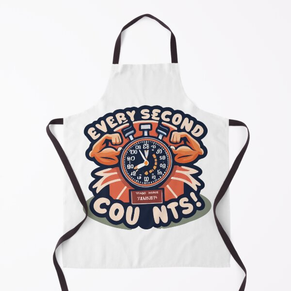 Item preview, Muscular Stopwatch - Every Second Counts Fitness Motivation designed and sold by NiftyWrx.