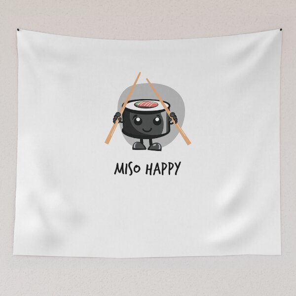 Item preview, Miso Happy designed and sold by TeeTimeGuys.