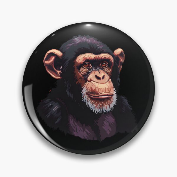 Artikelvorschau, Pixel Chimpanzee entworfen und verkauft von CUTEDOGGIEZ.