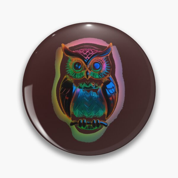 Item preview, A multi-colored owl designed and sold by eikulabs.