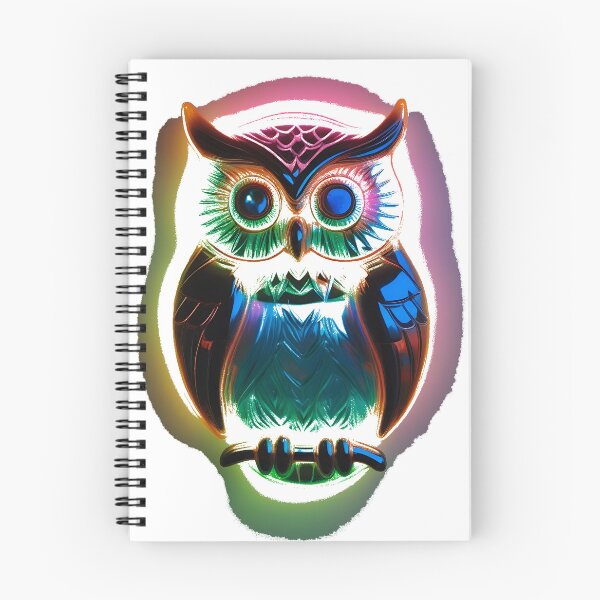 Item preview, A multi-colored owl designed and sold by eikulabs.