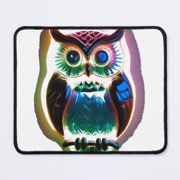 Item preview, A multi-colored owl designed and sold by eikulabs.