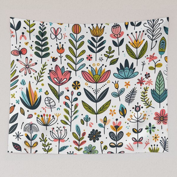 Item preview,  Botanical floral illustration designed and sold by asbno19.