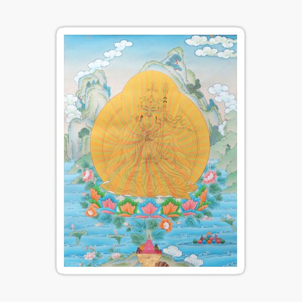 Artikel-Vorschau von Regenbogenkörper Padmasambhava Thangka, designt und verkauft von Onodera.