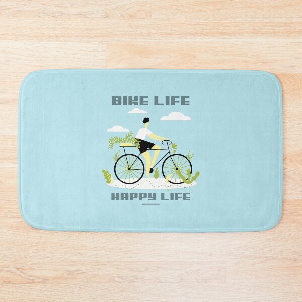 Item preview, Bike life is happy life.  designed and sold by ninjapineapple.