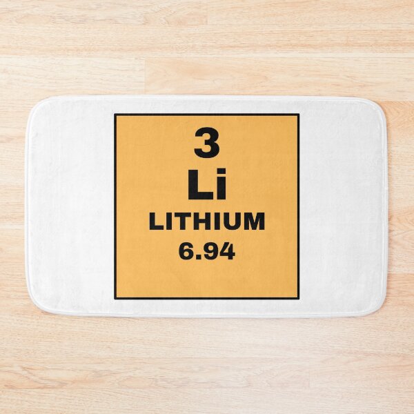 Item preview, Periodic Table Of Elements - 3 (Li) Lithium designed and sold by ArtsyCity.