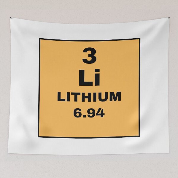 Item preview, Periodic Table Of Elements - 3 (Li) Lithium designed and sold by ArtsyCity.
