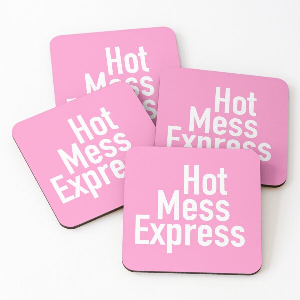 Item preview, Hot Mess Express Version Three - Pink Background designed and sold by TeaLimeTwo.