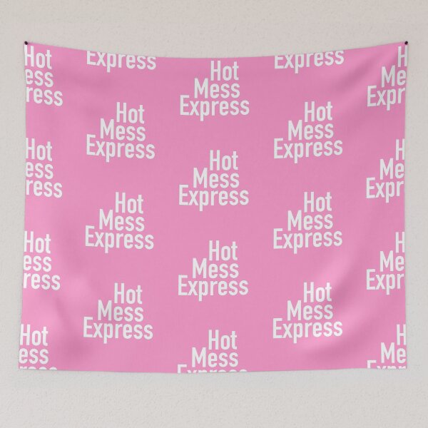 Item preview, Hot Mess Express Version Three - Pink Background designed and sold by TeaLimeTwo.