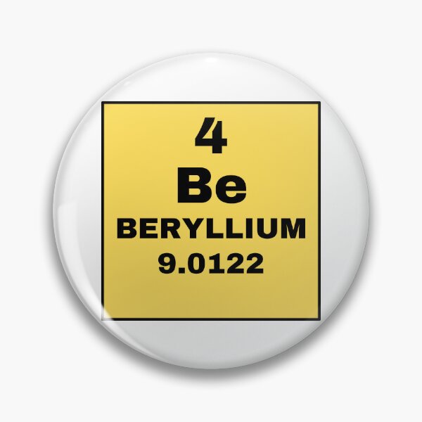 Item preview, Periodic Table Of Elements - 4 (Be) Beryllium designed and sold by ArtsyCity.