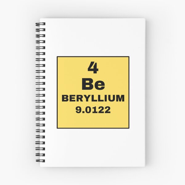 Item preview, Periodic Table Of Elements - 4 (Be) Beryllium designed and sold by ArtsyCity.
