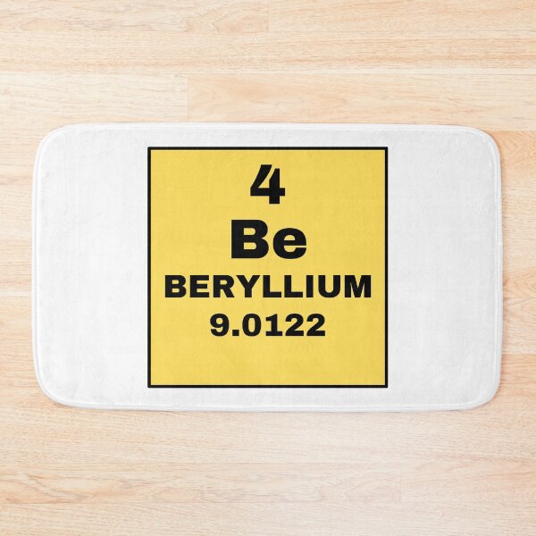 Item preview, Periodic Table Of Elements - 4 (Be) Beryllium designed and sold by ArtsyCity.