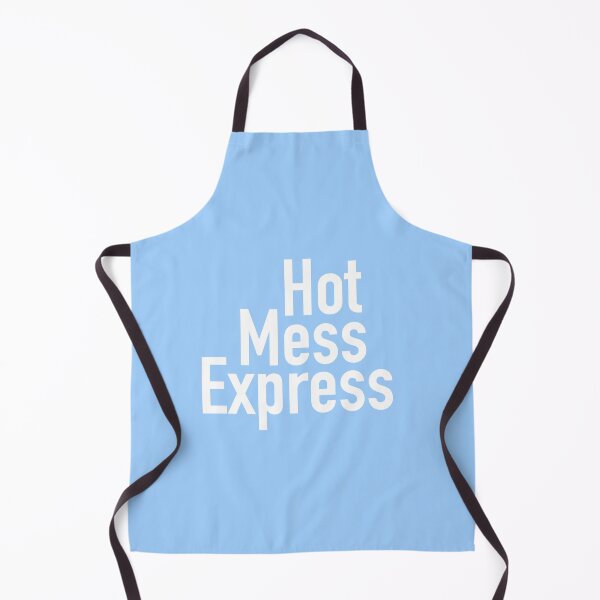 Item preview, Hot Mess Express Version Four - Blue Background designed and sold by TeaLimeTwo.