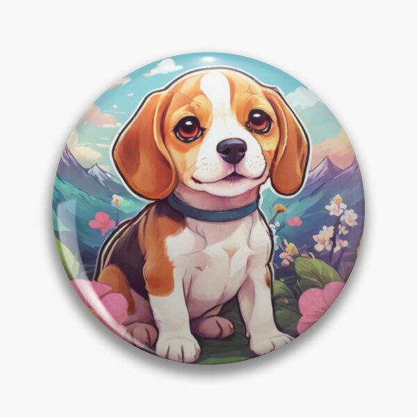 Item preview, Springtime Kawaii Beagle designed and sold by NeatThingLover.