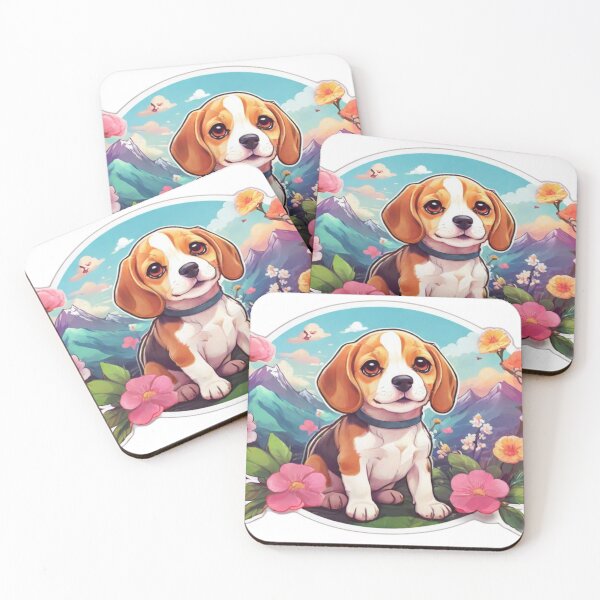Item preview, Springtime Kawaii Beagle designed and sold by NeatThingLover.