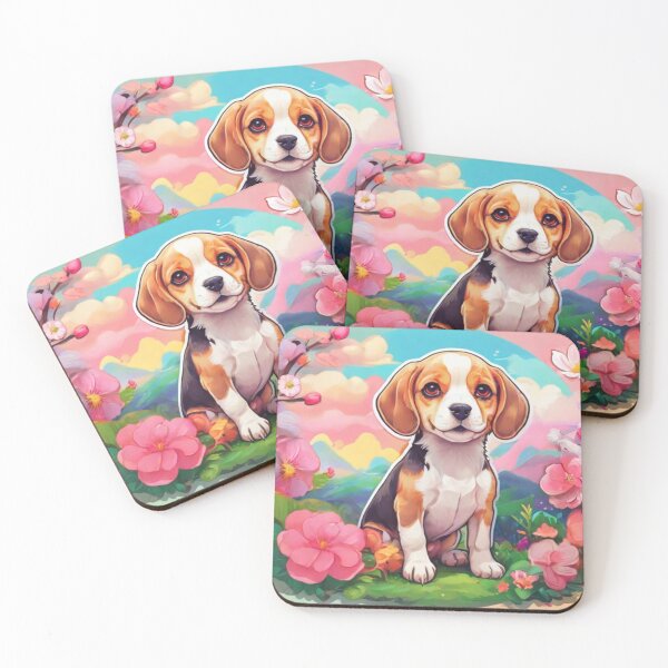 Item preview, Spring Beagle Blossoms designed and sold by NeatThingLover.