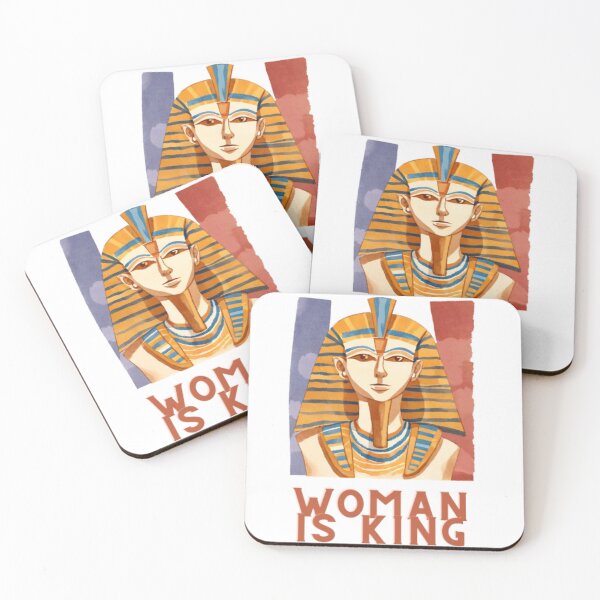 Item preview, Egyptian Pharaoh Hatshepsut - Feminist Sticker designed and sold by Artist/Archaeologist.