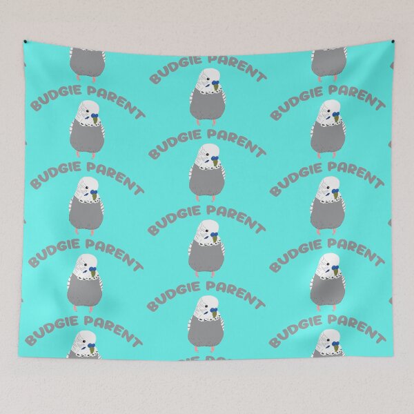 Item preview, Budgie Parent Grey Version designed and sold by TiffinByLK.