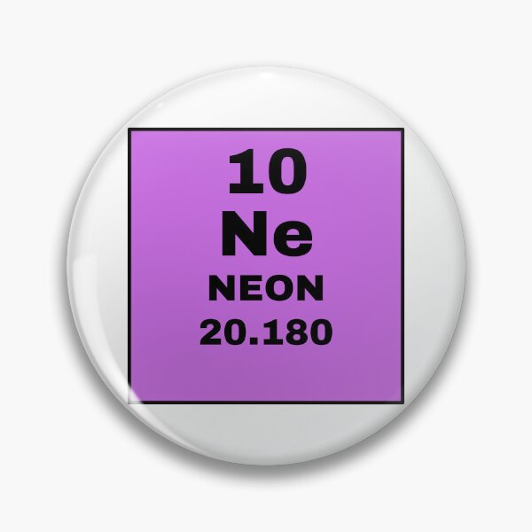 Item preview, Periodic Table Of Elements - 10 (Ne) Neon designed and sold by ArtsyCity.
