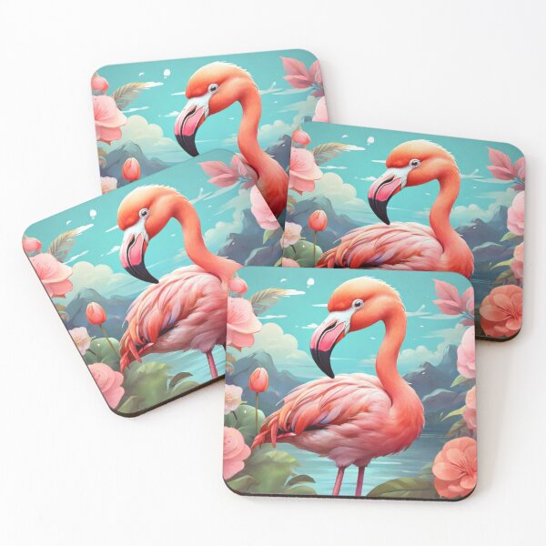 Item preview, Spring Kawaii Flamingo designed and sold by NeatThingLover.
