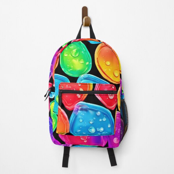Item preview, Colorful Cartoon Rain Droplets Art designed and sold by Health And Fitness Posts e-Store.
