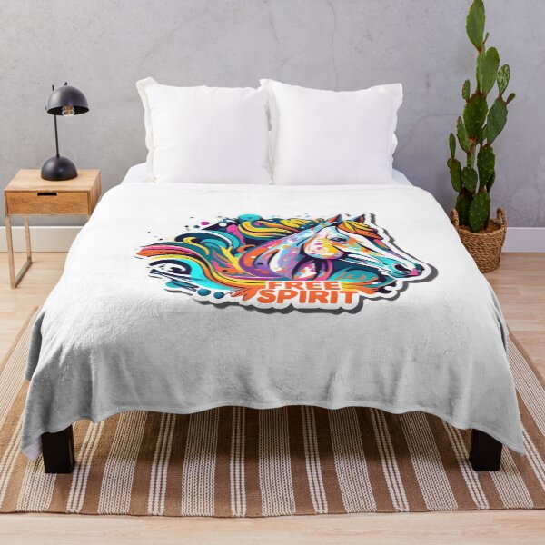 Item preview, Abstract Bronco 'Free Spirit' Art designed and sold by NiftyWrx.