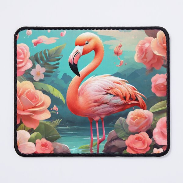 Item preview, Springtime Kawaii Flamingo designed and sold by NeatThingLover.
