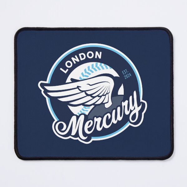 Item preview, London Mercury Baseball Badge Regular designed and sold by WatchtowerDesign.