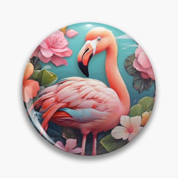 Item preview, Spring Flamingo Blossoms designed and sold by NeatThingLover.