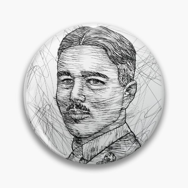 Item preview, WILFRED OWEN ink portrait designed and sold by lautir.