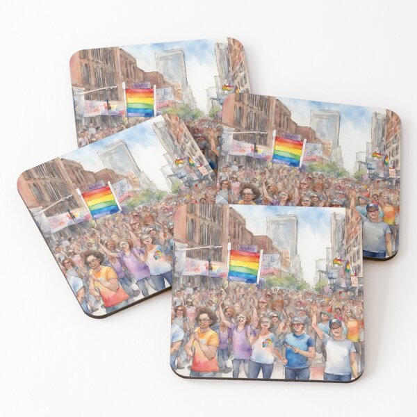 Item preview, pride in the city - A Watercolour LGBTQ+ Celebration designed and sold by jessicaleah15.