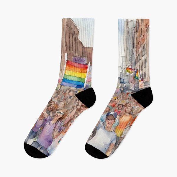 Item preview, pride in the city - A Watercolour LGBTQ+ Celebration designed and sold by jessicaleah15.