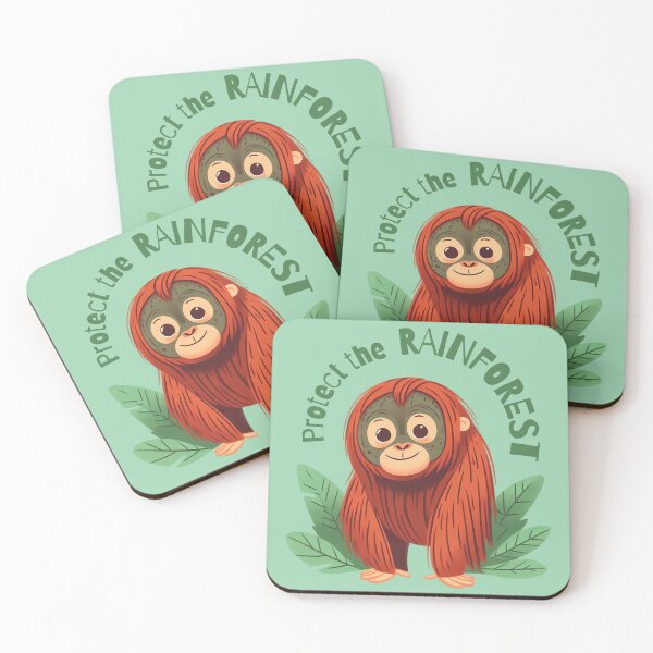 Item preview, Protect the rainforest - Baby Orangutan designed and sold by PrintSoulDesign.
