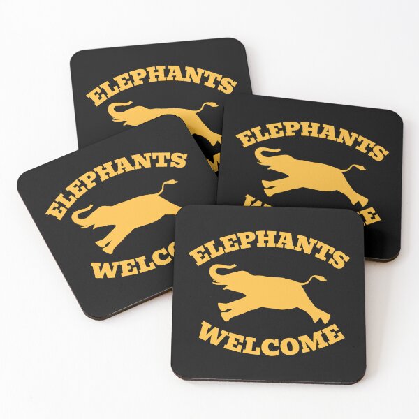 Item preview, ELEPHANTS WELCOME designed and sold by Decamegashop.