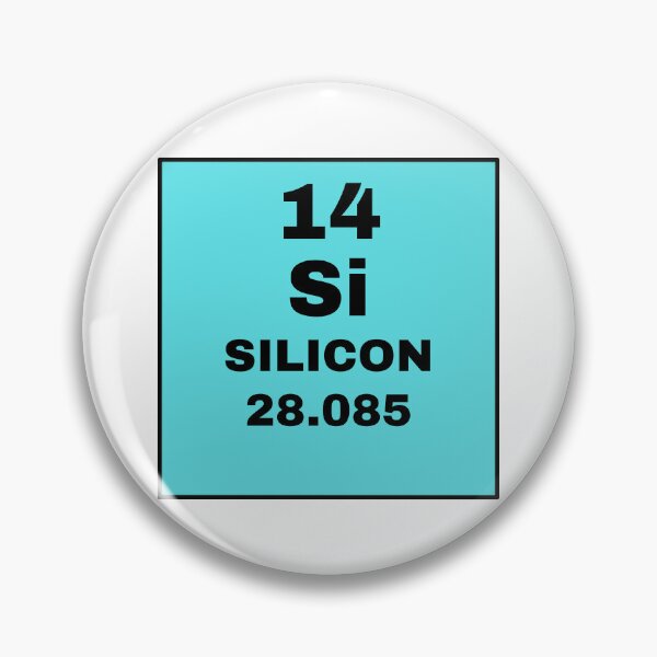 Item preview, Periodic Table Of Elements - 14 (Si) Silicon designed and sold by ArtsyCity.