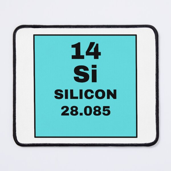 Item preview, Periodic Table Of Elements - 14 (Si) Silicon designed and sold by ArtsyCity.
