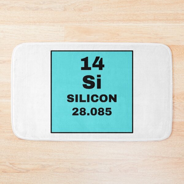 Item preview, Periodic Table Of Elements - 14 (Si) Silicon designed and sold by ArtsyCity.