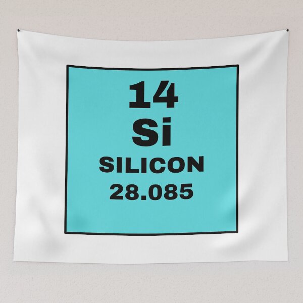 Item preview, Periodic Table Of Elements - 14 (Si) Silicon designed and sold by ArtsyCity.
