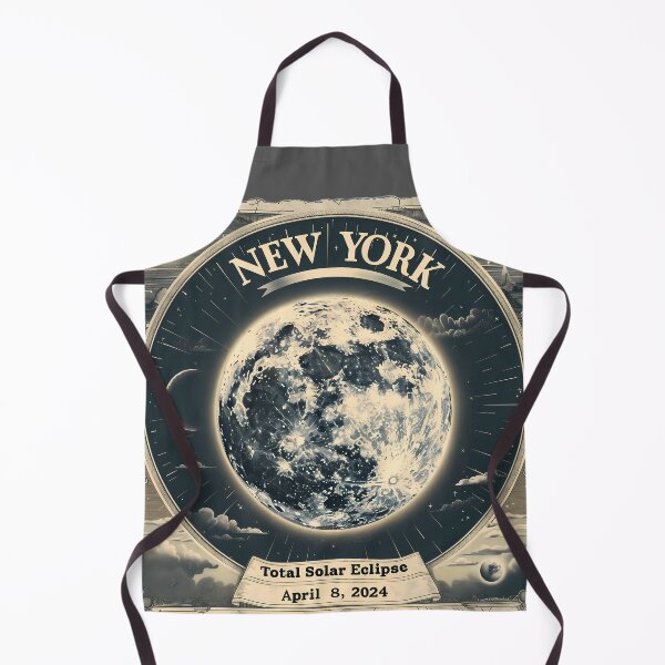 Item preview, New York 2024 Solar Eclipse Vintage Design designed and sold by David Balzen.