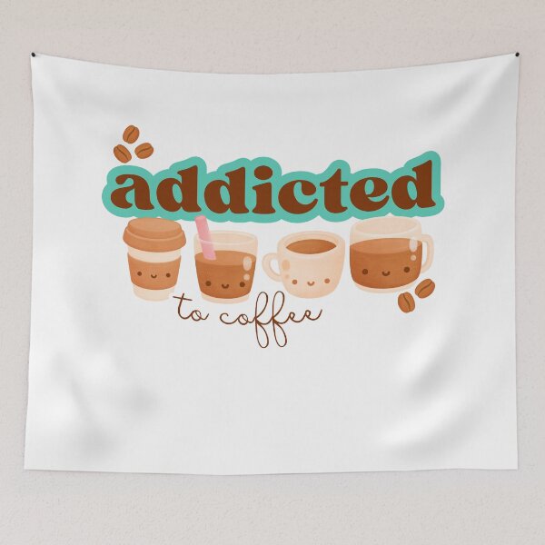 Item preview, addicted to coffee designed and sold by spaghettis.
