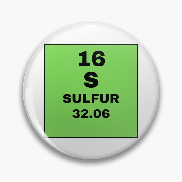 Item preview, Periodic Table Of Elements - 16 (S) Sulfur designed and sold by ArtsyCity.