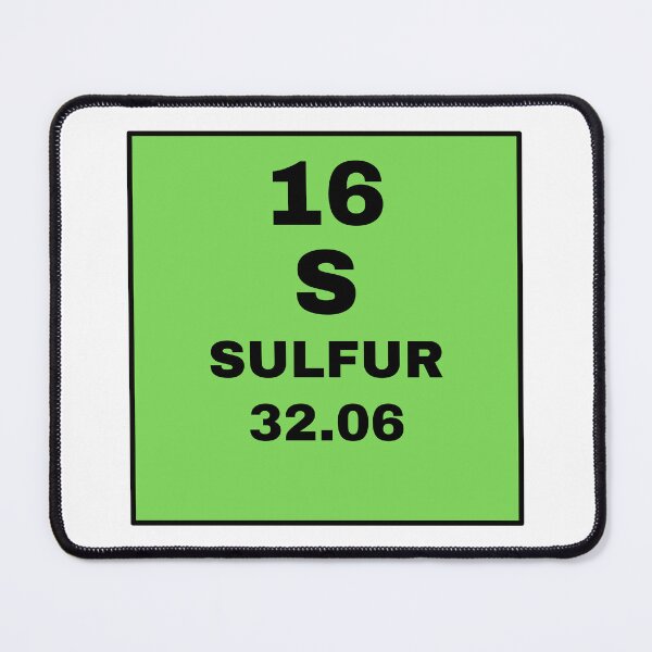 Item preview, Periodic Table Of Elements - 16 (S) Sulfur designed and sold by ArtsyCity.