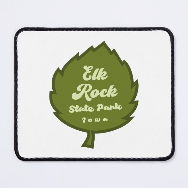 Item preview, Elk Rock State Park Iowa Leaf designed and sold by bivenart.