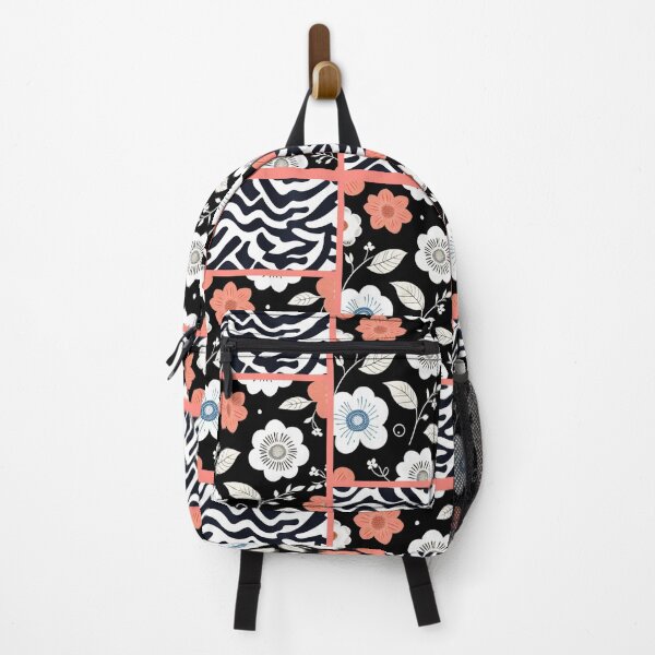 Item preview, Striped floral Patchwork pattern designed and sold by Roxburylane.