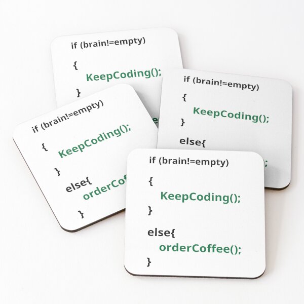 Item preview, Coding and coffee designed and sold by MarElfArtelier.
